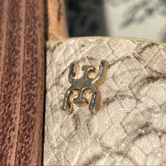 SAM EDELMAN Sz 9 Raul Cork Insole Chunky Sole Slip On Sandals  Snakeskin - Picture 9 of 9